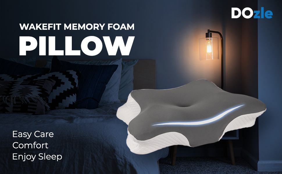 DOzle pillow hero banner — Ultimate Comfort & Support branding