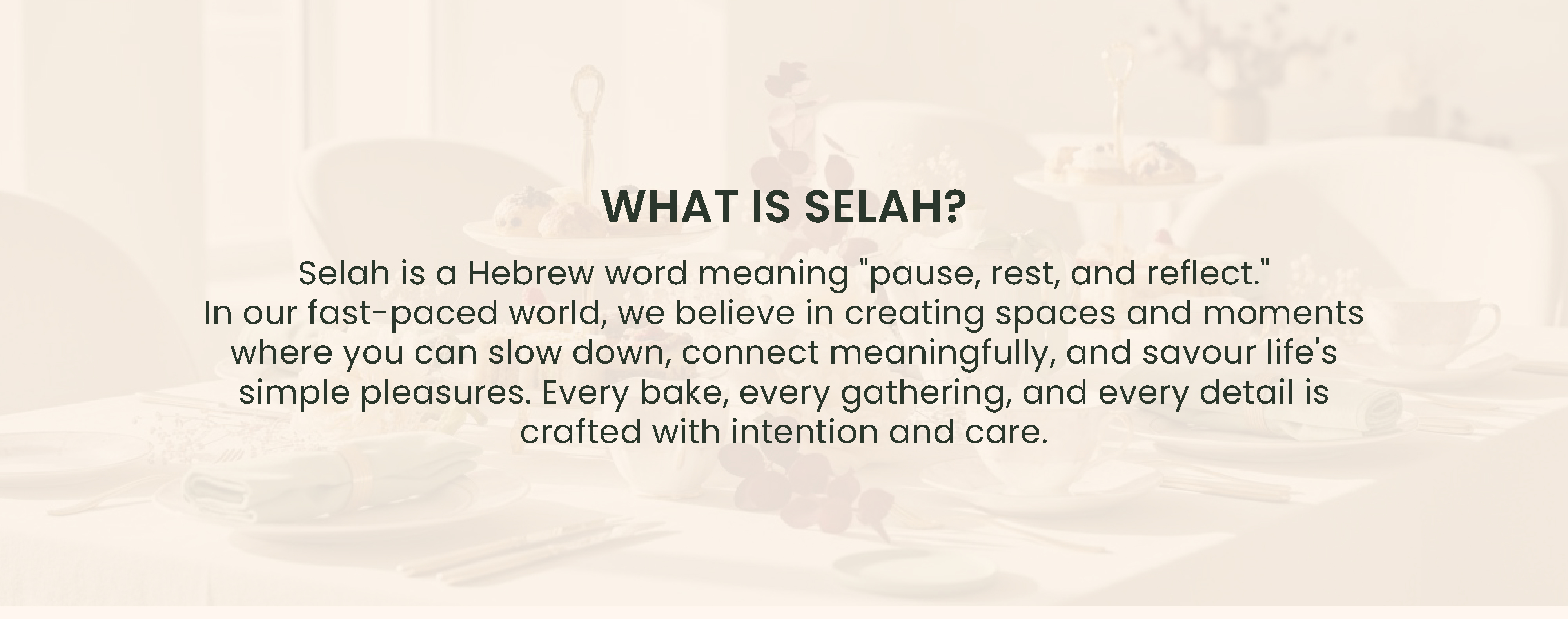What is Selah — meaning, philosophy, and brand story